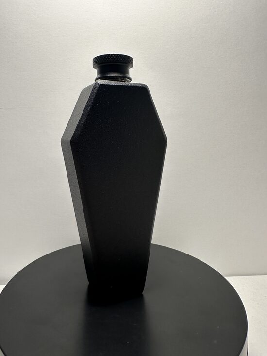 Tyylikäs ruostumattomasta teräksestä valmistettu taskumatti 100 ml