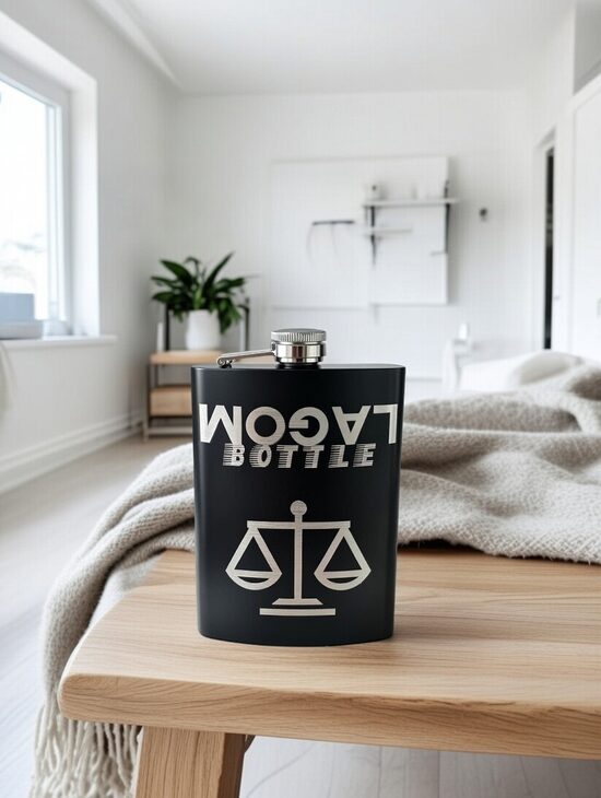 Lagom Bottle 230 ml (8 Oz) Vuotamaton ruostumaton taskumatti