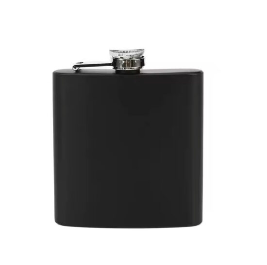 Taskumatti 200ml (Ruostumaton teräs Musta)
